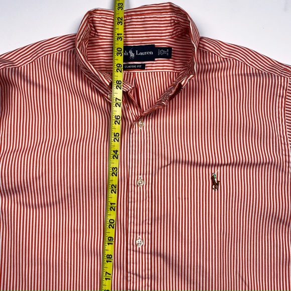 Striped * Polo Ralph Lauren Classic Fit Long Sleeve Button Down Shirt - XL - Picture 4 of 4